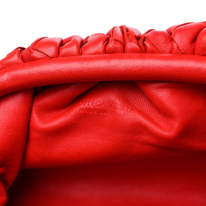 Bottega Veneta Nappa Intrecciato The Mini Pouch Bright Red 5 of 9