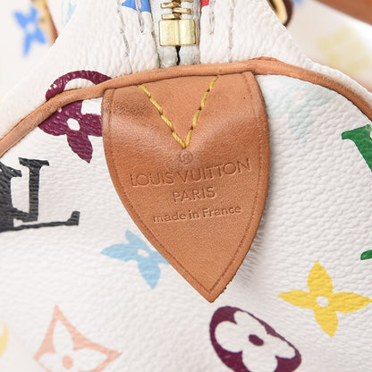 Louis Vuitton Monogram Multicolor Speedy 30 White 6 of 15