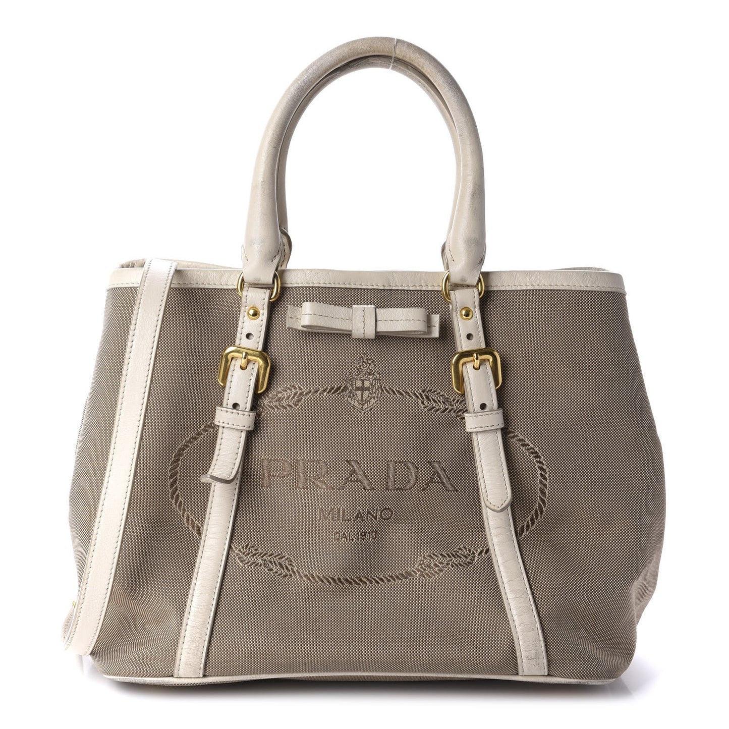 Jacquard Logo Tote Talco