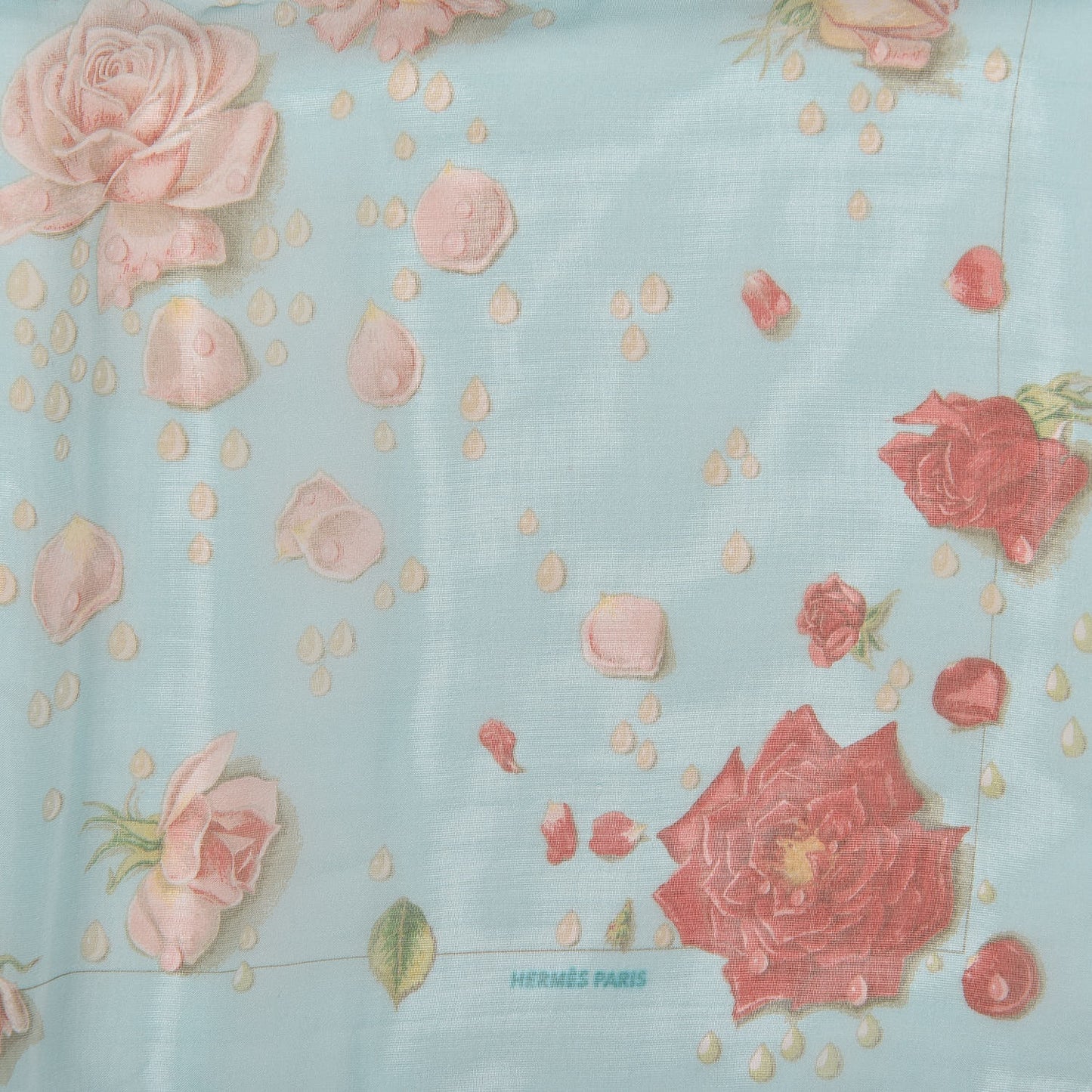 Silk Mousseline La Rosee Pocket Square