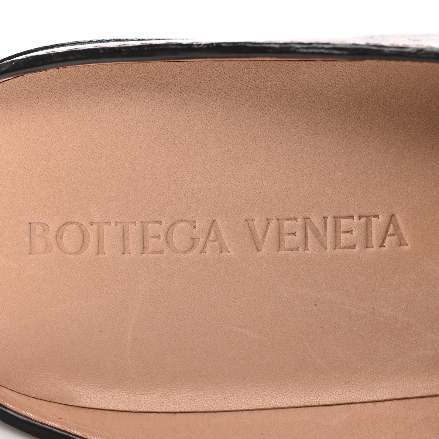Calfskin Alligator Embossed Mules 37 Fondant