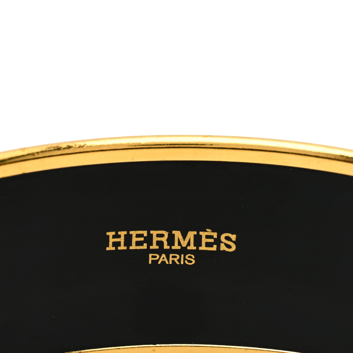 Hermes Enamel Printed Wide Grand Apparat Bracelet 70 White 4 of 5