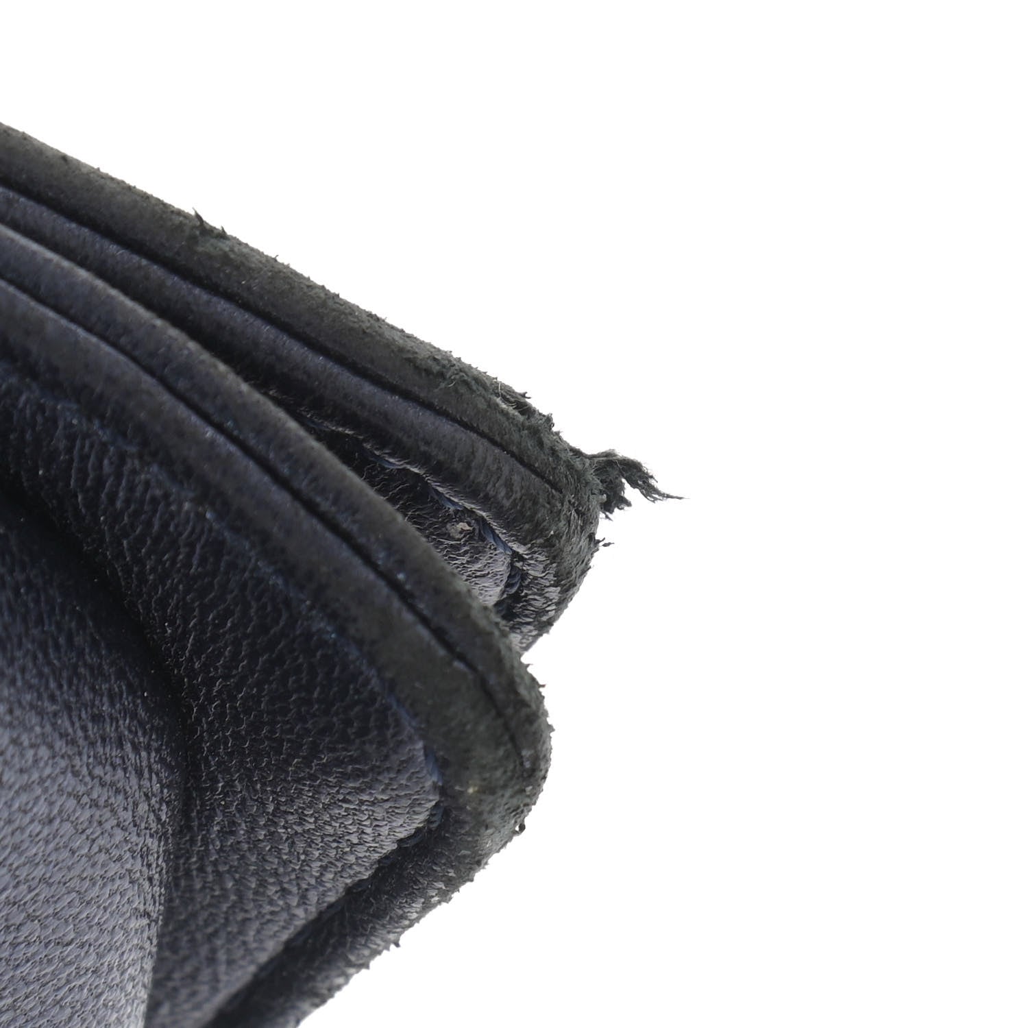 Chanel Lambskin Embossed New Medium Boy Cube Flap Navy 10 of 13