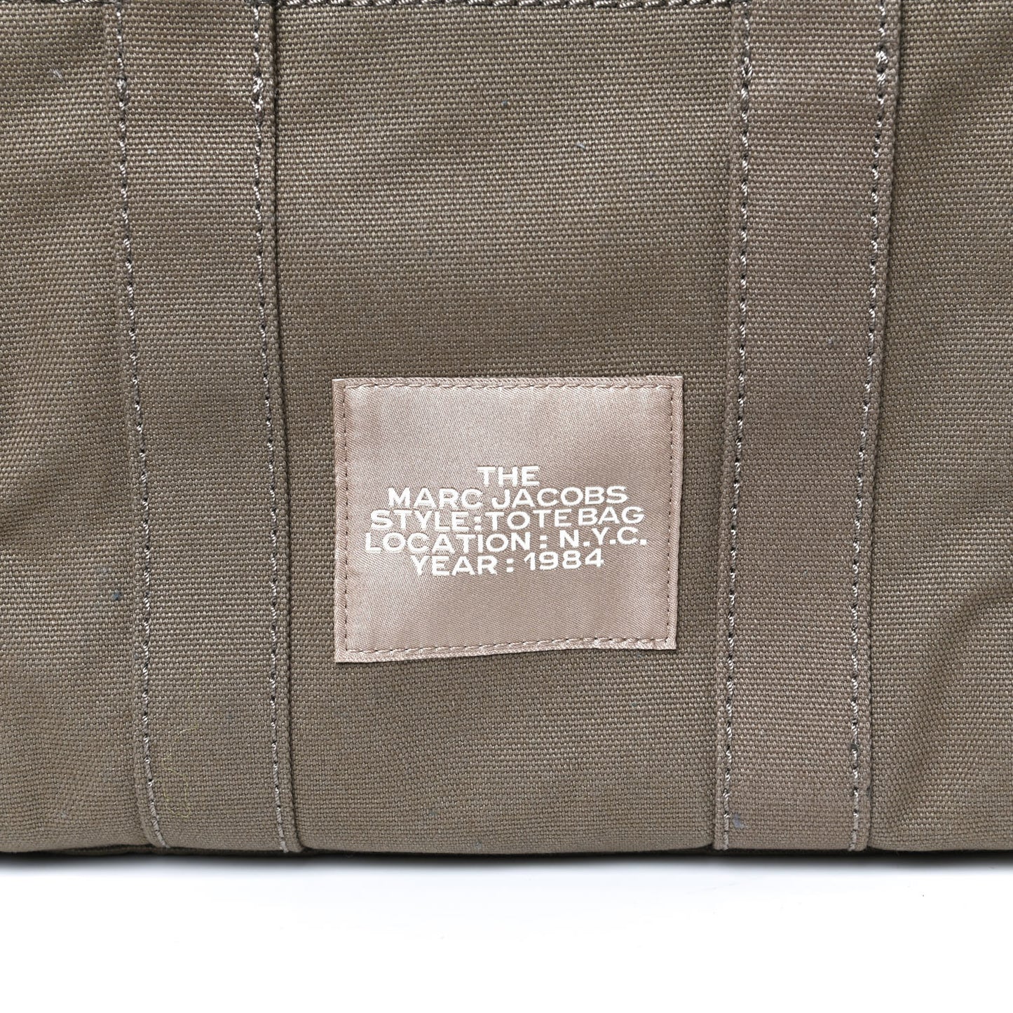 Cotton Canvas Mini The Traveler Tote Bag Slate Green