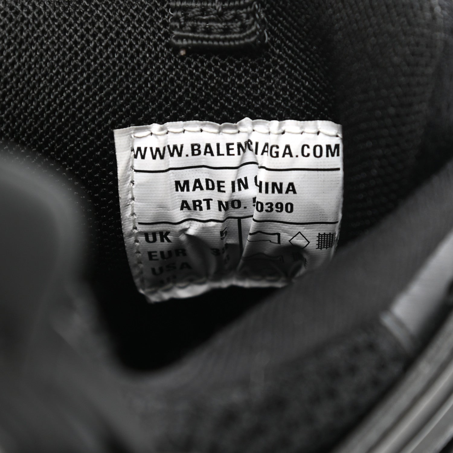 Balenciaga Mesh Nubuck Effect Fabric Glow in the Dark Womens Track Sneakers 38 Black Glow 8 of 10