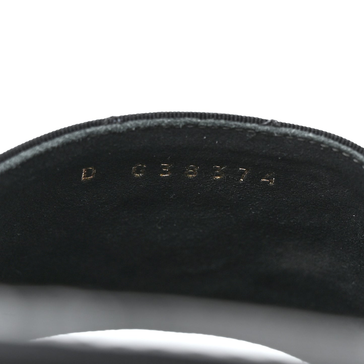 Grosgrain Quilted Camellia CC Slides 37.5 Black White