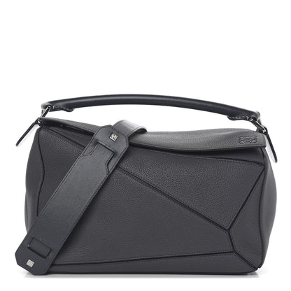 Loewe Calfskin Puzzle Bag Grey 1 of 8