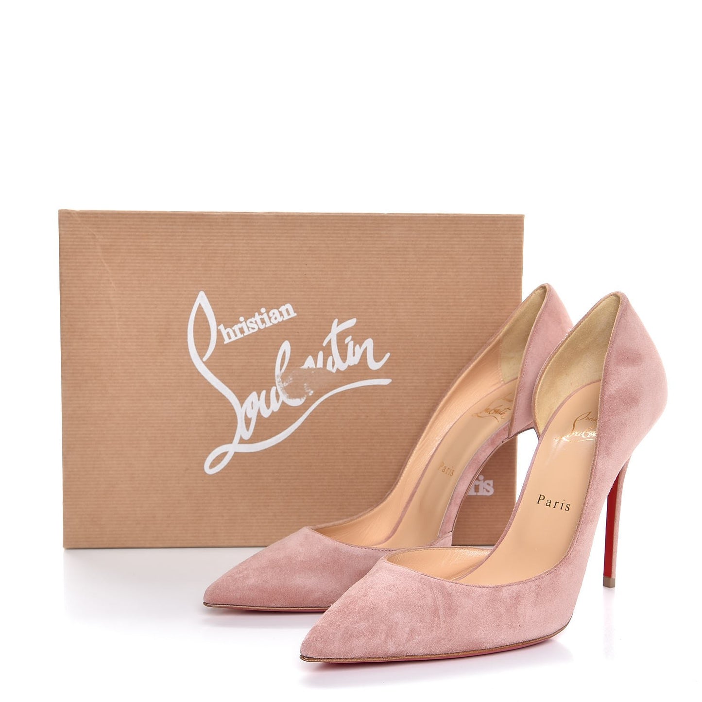 Suede Iriza 100 Pumps 40.5 Pink