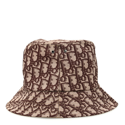 Christian Dior Oblique Reversible Teddy-D Brim Bucket Hat 57 Beige 8 of 12