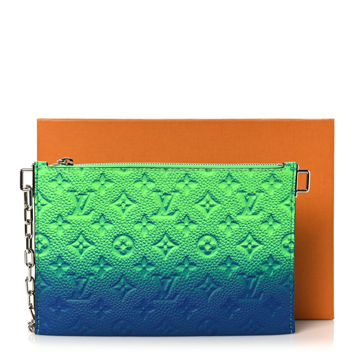 Taurillon Illusion Trio Pouch Bleu Vert