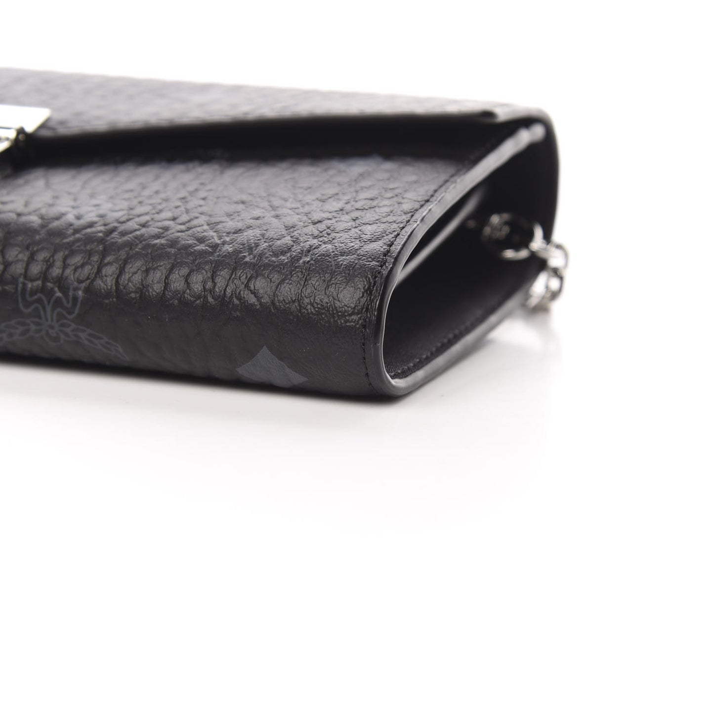 Visetos Large Patricia Wallet On Chain Black