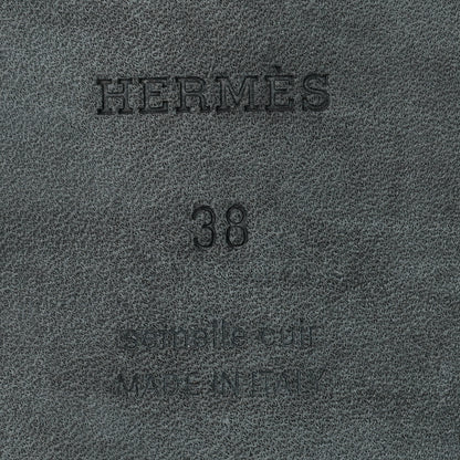 Hermes Suede Goatskin Oran Sandals 38 Rose Bois De Santal 7 of 10
