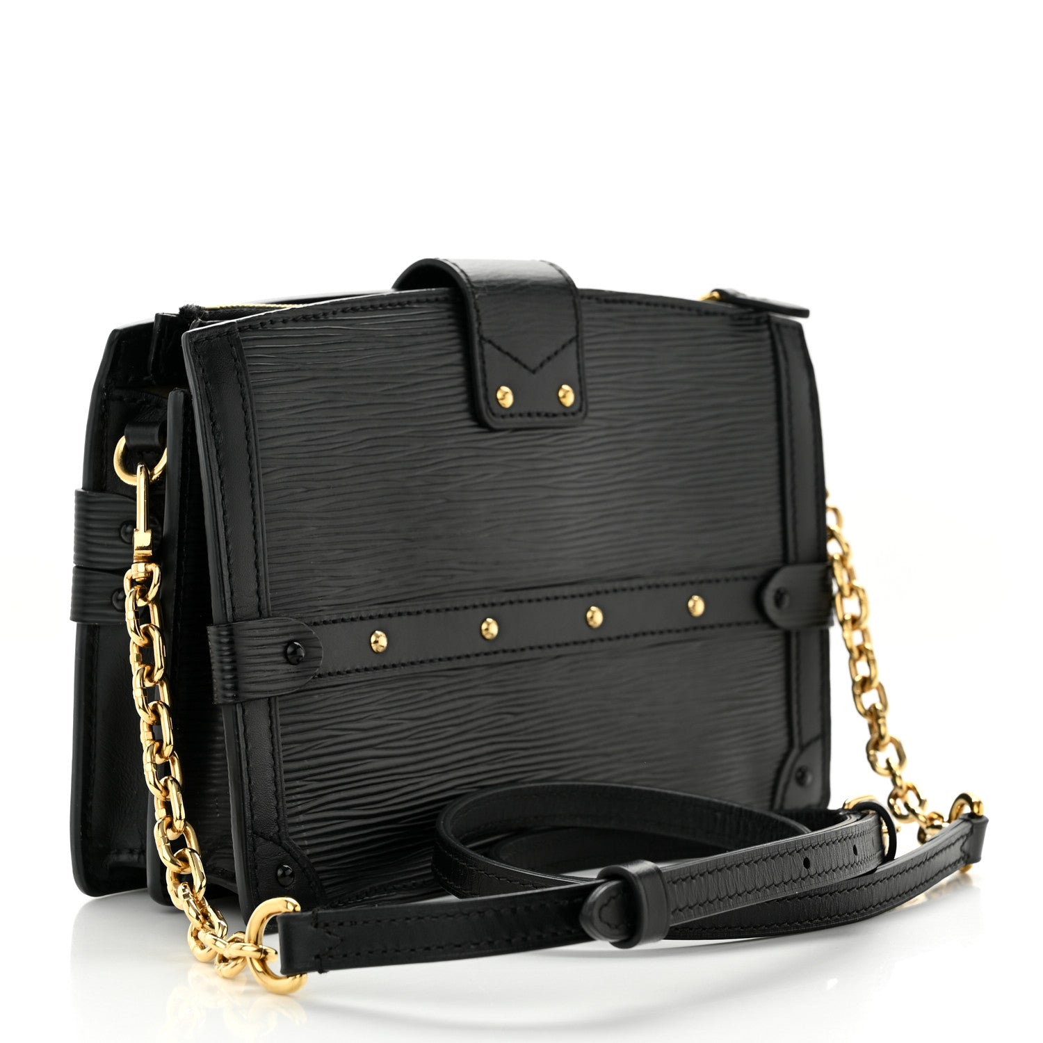 Louis Vuitton Epi Trunk Clutch Black 3 of 11