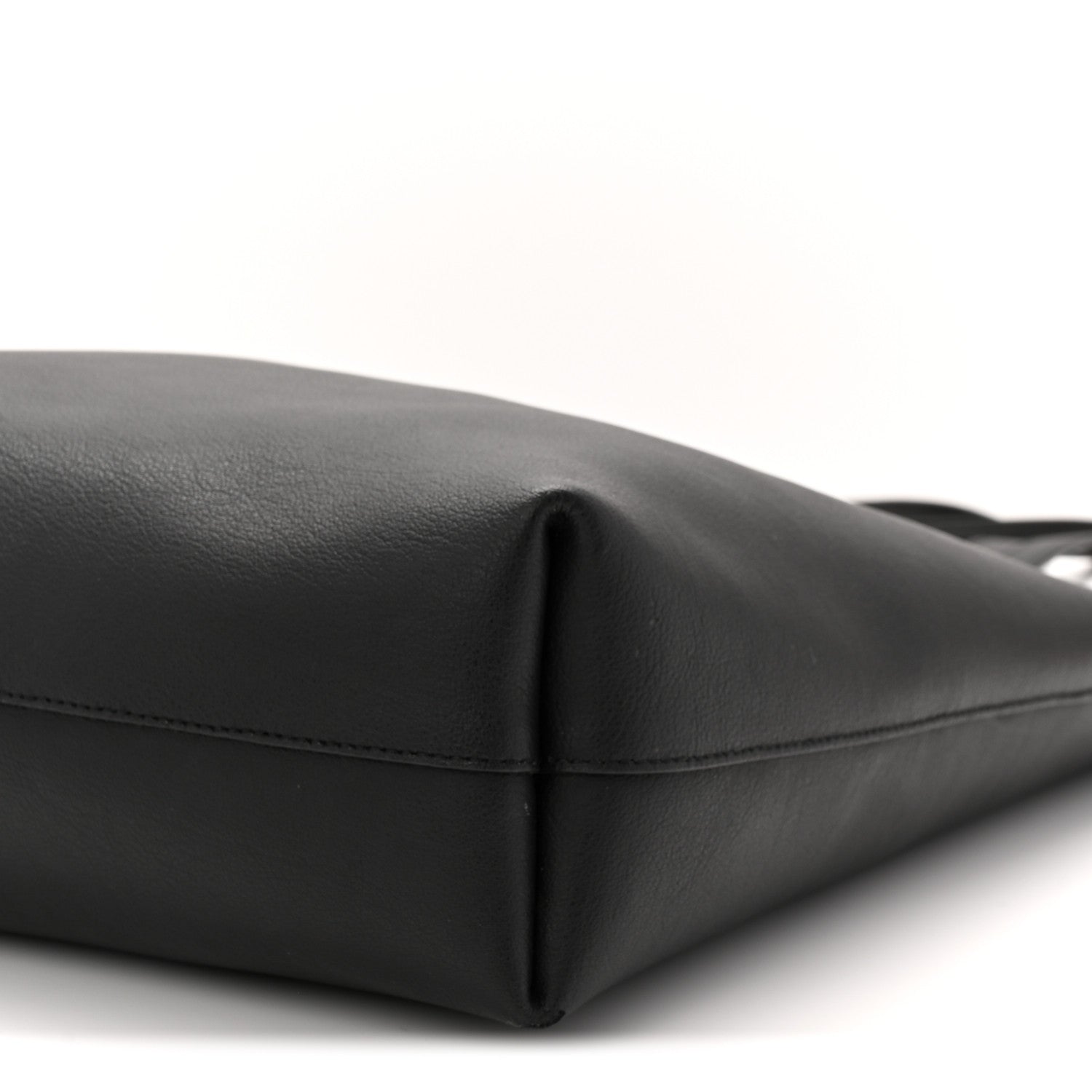 Saint Laurent Calfskin North-South Shopping Tote Black 11 of 12