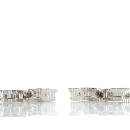 Bulgari 18K White Gold Small B.Zero1 Hoop Earrings 7 of 7