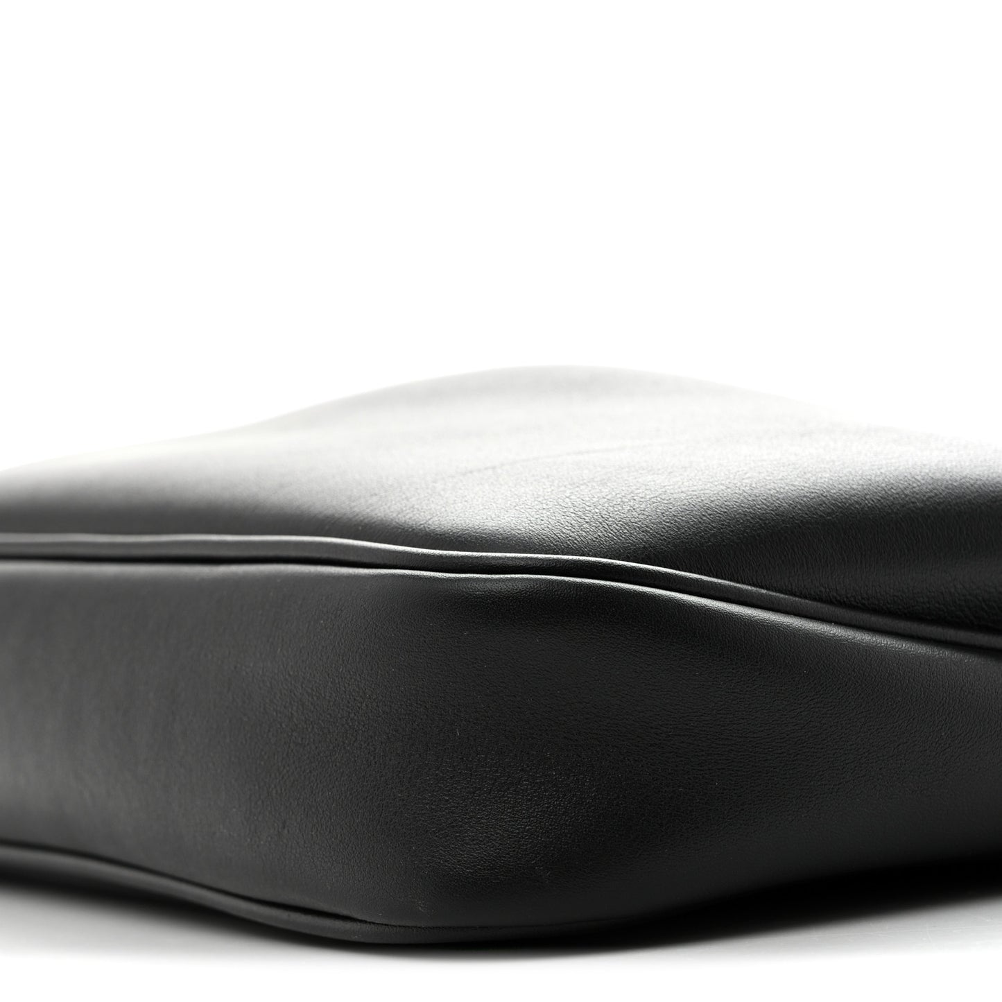 Natural Smooth Calfskin Rodeo Sling Pochette Black