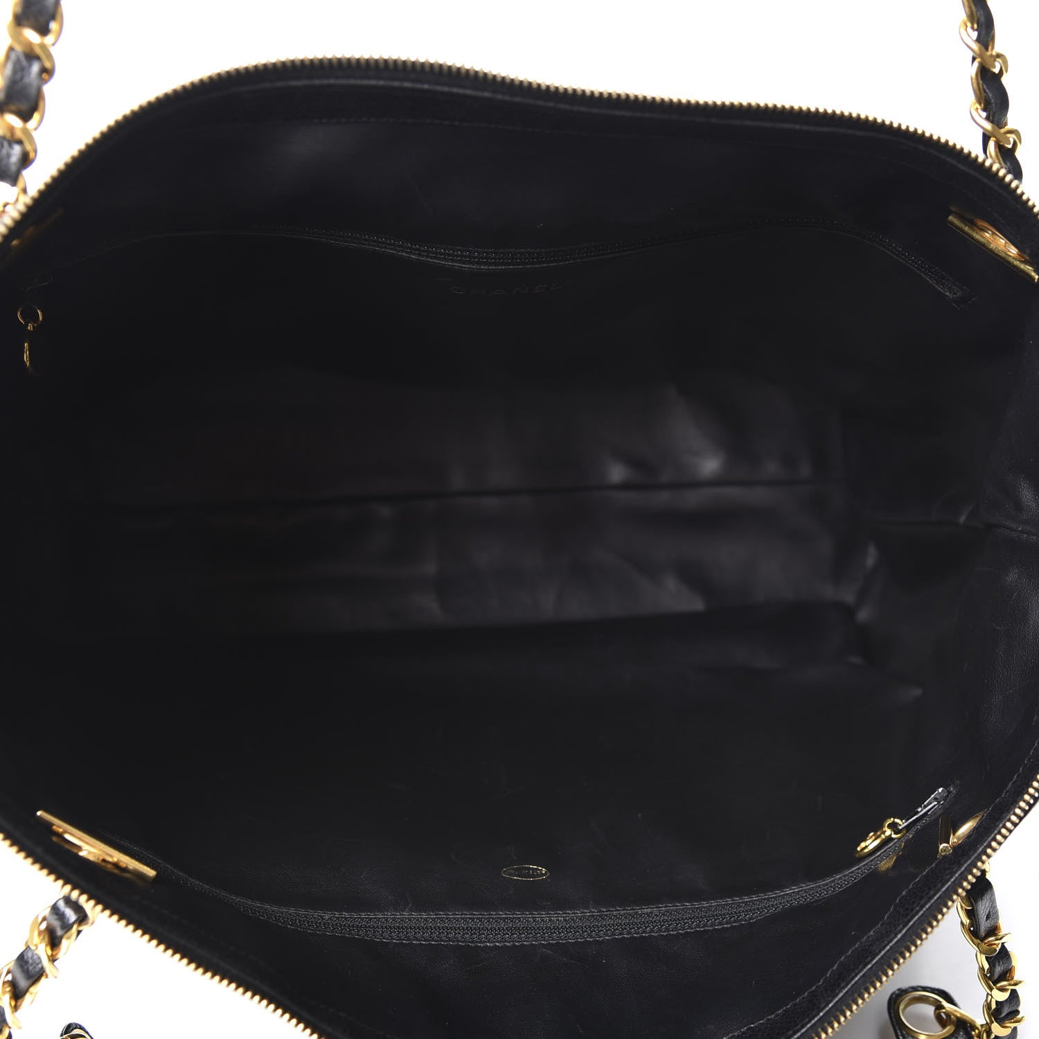 Chanel Caviar Flap Shoulder Bag Black 4 of 9