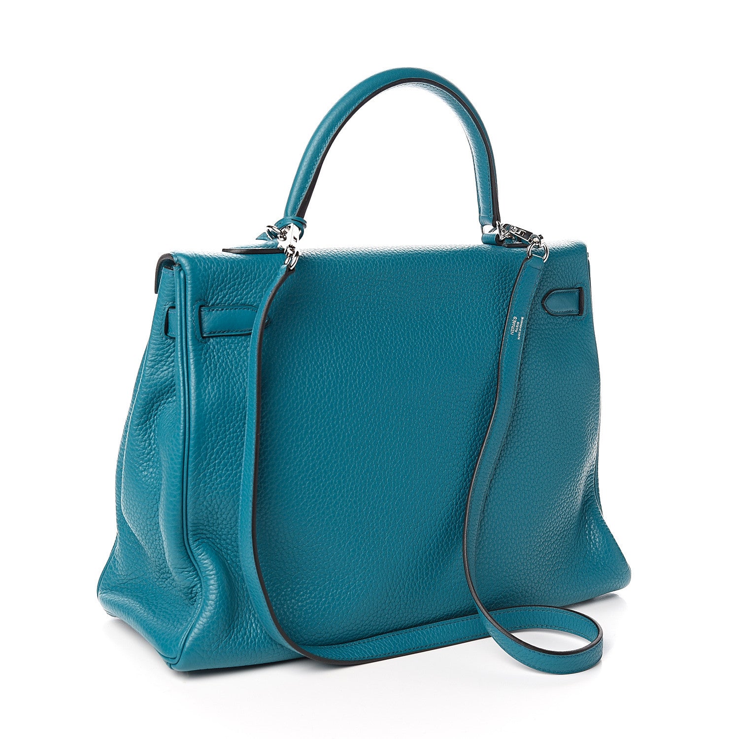 Hermes Taurillon Clemence Kelly Retourne 35 Bleu Izmir 3 of 33