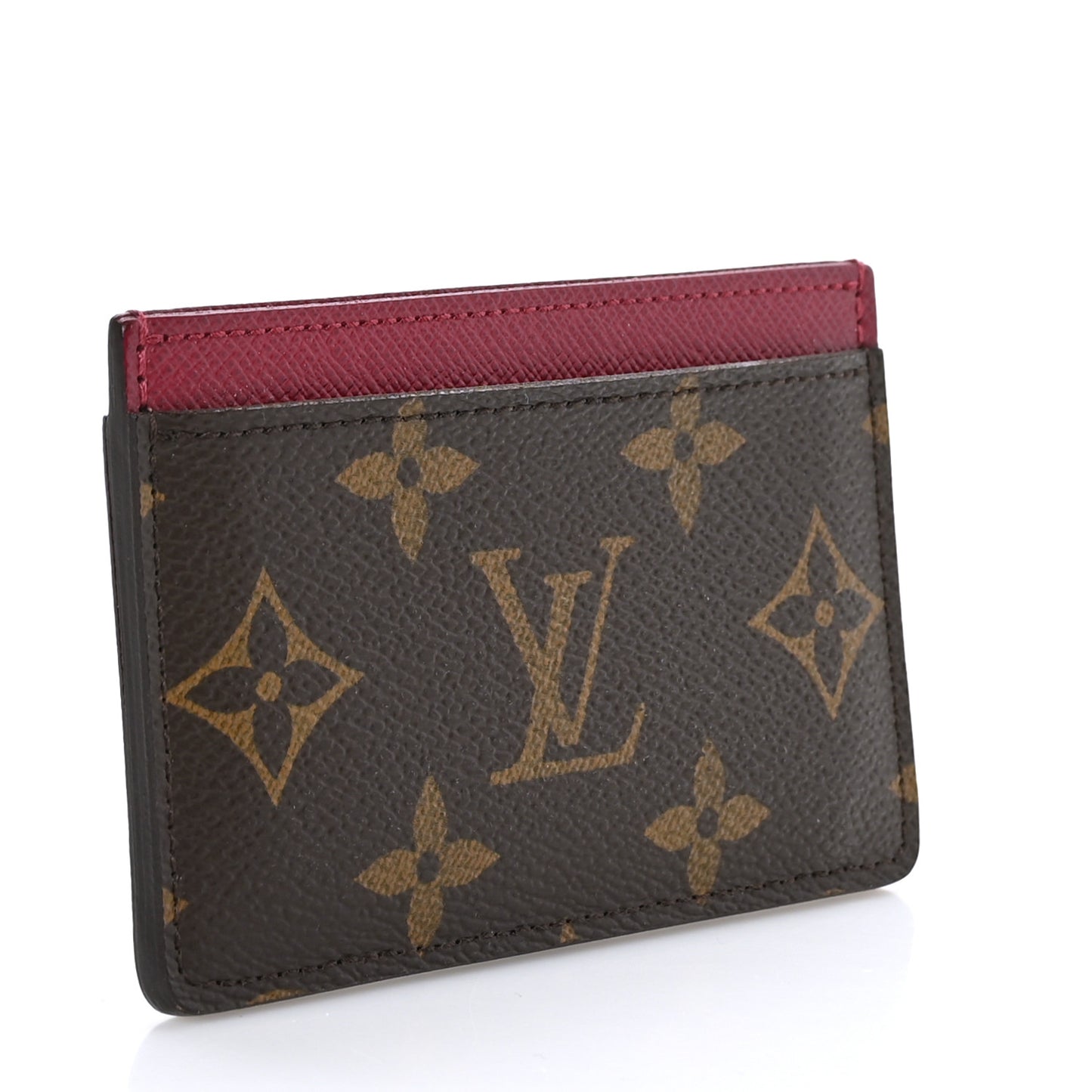 Monogram Card Holder Fuchsia
