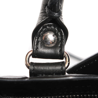 Balenciaga Matte Goatskin Rubber Covered Classic Hardware Mini City Black 10 of 12