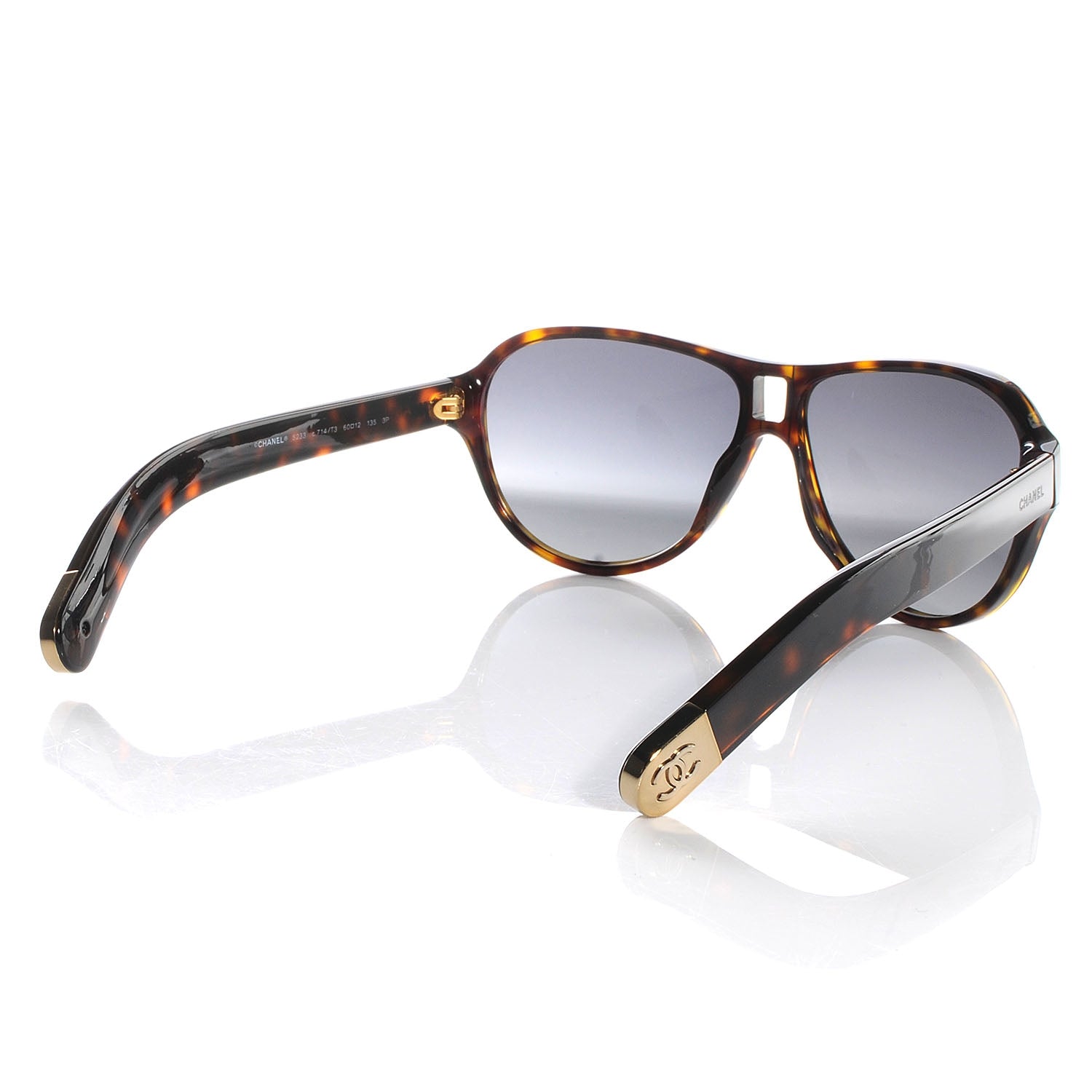 Chanel Polarized Sunglasses 5233 Tortoise 2 of 6