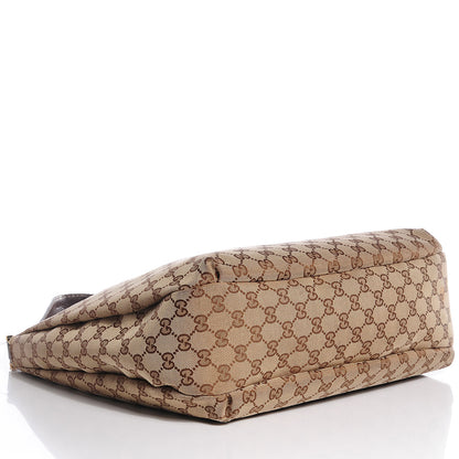 Gucci Monogram New Ladies Web Large Hobo Brown 4 of 7