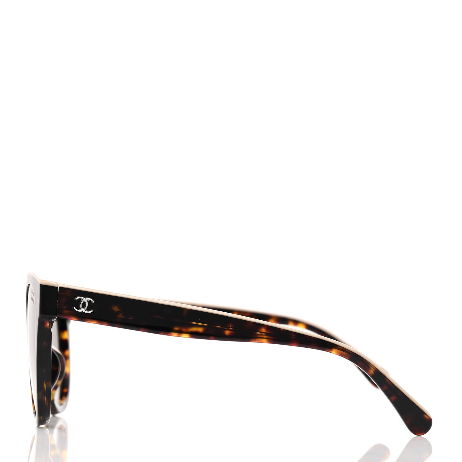 Chanel Acetate Polarized CC Butterfly Sunglasses 5414 Tortoise 3 of 8