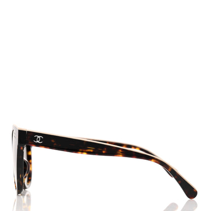 Chanel Acetate Polarized CC Butterfly Sunglasses 5414 Tortoise 3 of 8