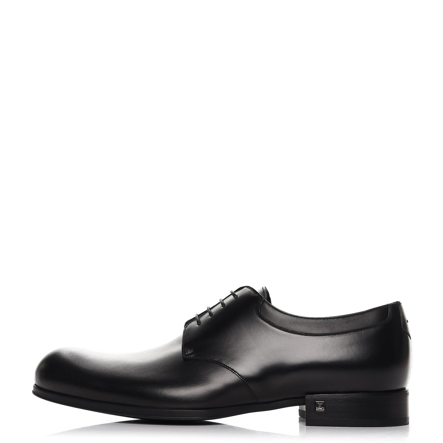 Louis Vuitton Lambskin Derby Lace Up Shoes 8 Black 1 of 8