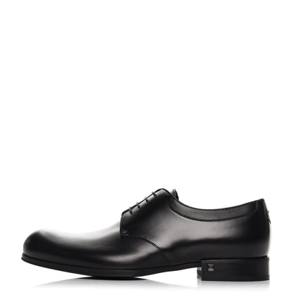 Louis Vuitton Lambskin Derby Lace Up Shoes 8 Black 1 of 8