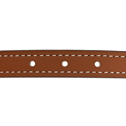 Hermes Swift Epsom 13mm Gamma Belt 70 28 Gold White 5 of 9
