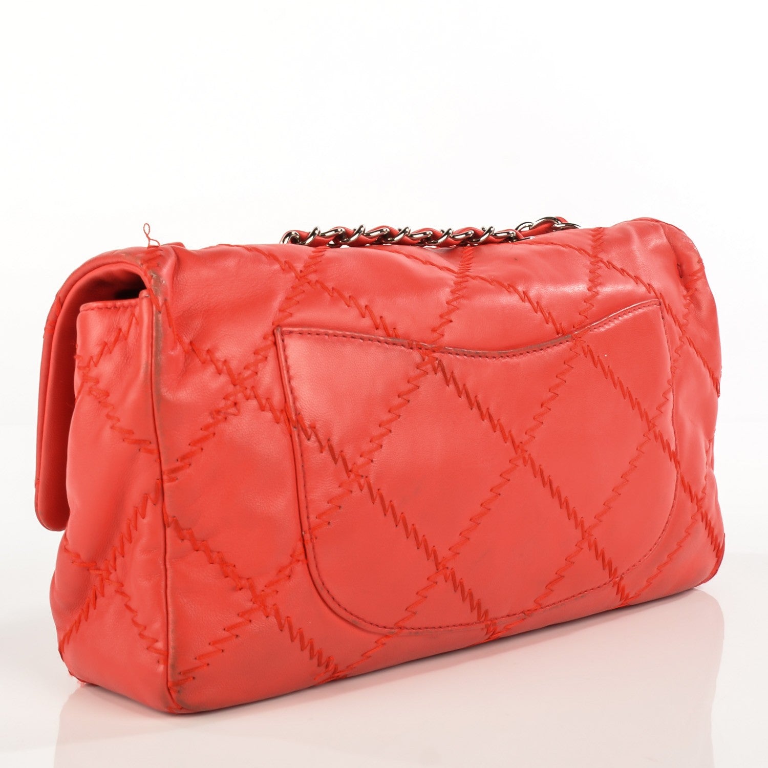 Chanel Calfskin Ultimate Stitch Flap Red 7 of 13