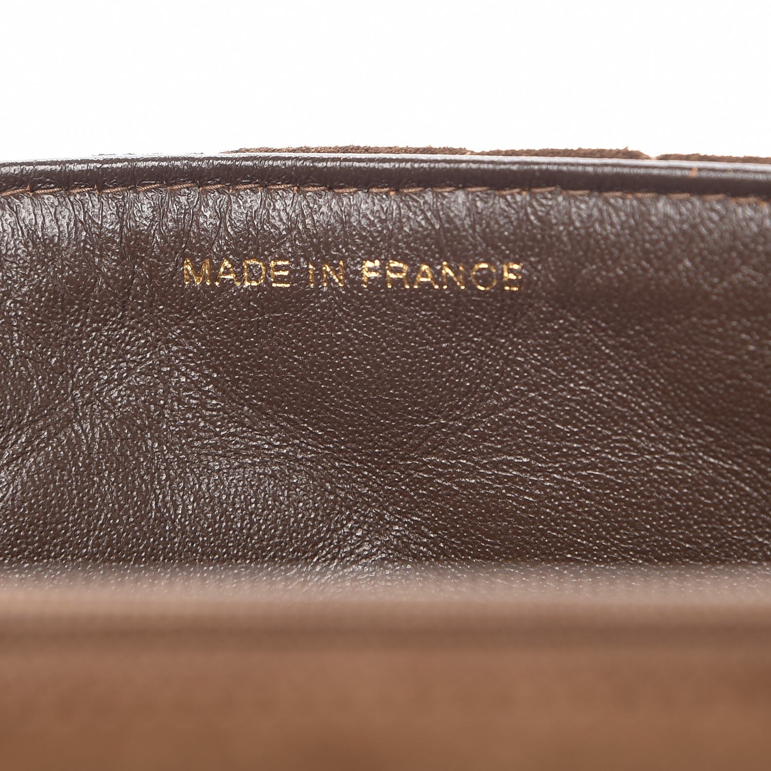 Chanel Suede Quilted Jumbo Single Flap Brown 8 of 9