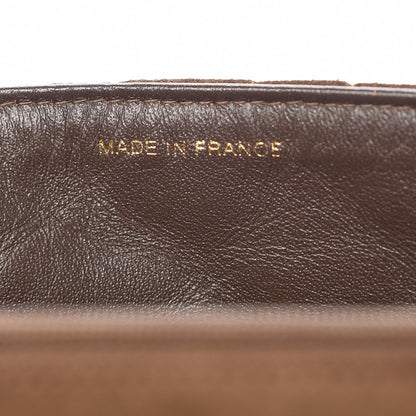 Chanel Suede Quilted Jumbo Single Flap Brown 8 of 9