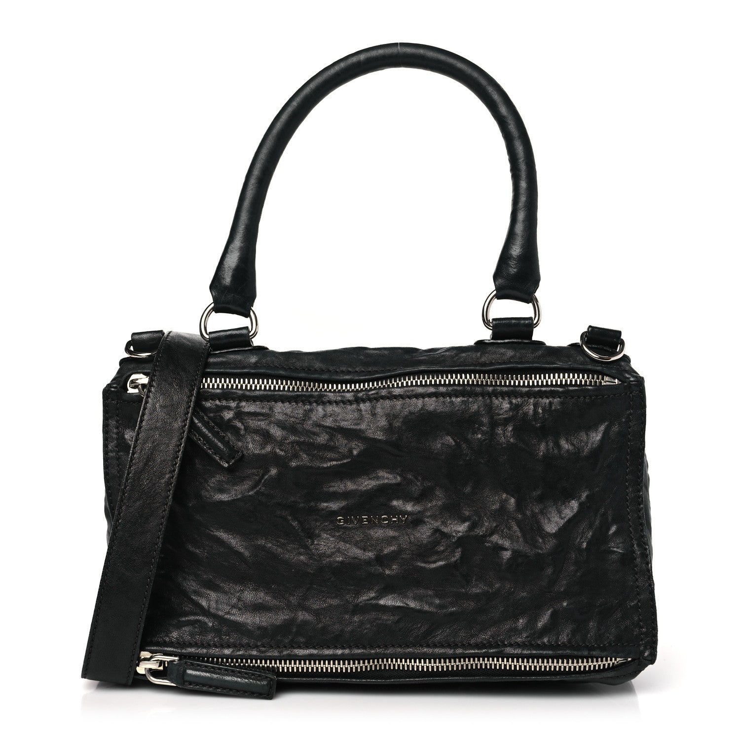 Givenchy Tumbled Sheepskin Medium Pandora Black 1 of 10