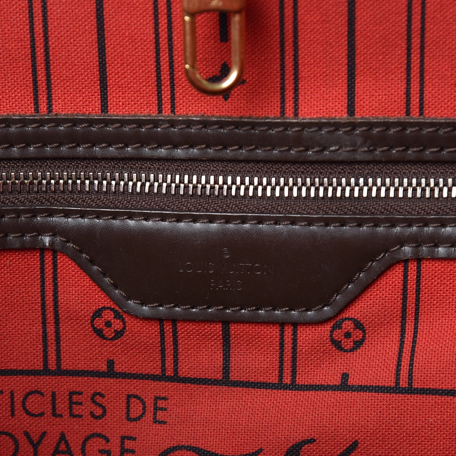 Louis Vuitton Damier Ebene Neverfull GM 6 of 25