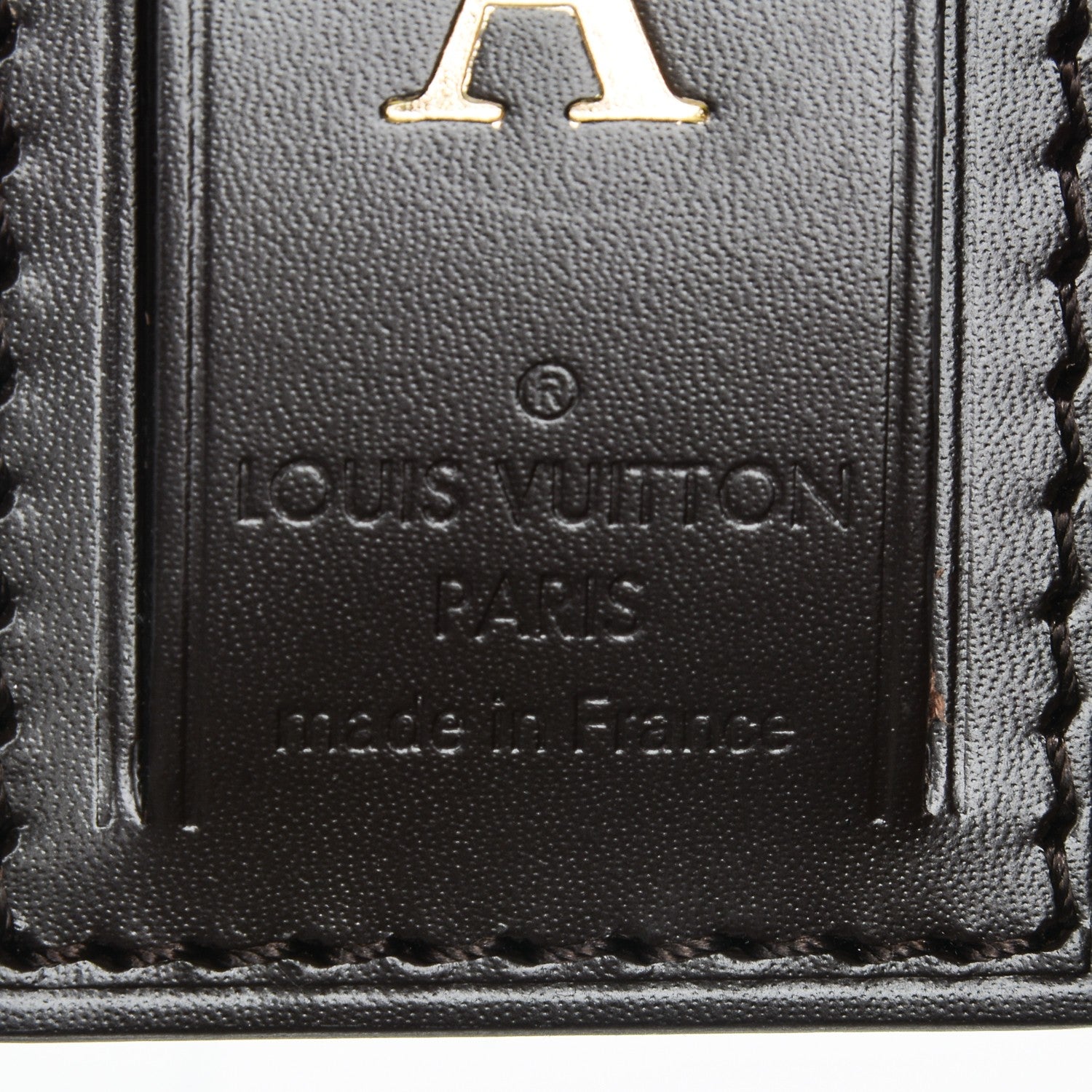 Louis Vuitton Calfskin Luggage Tag Ebene 5 of 5