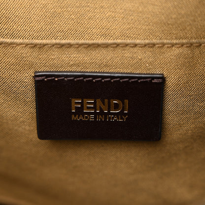 Fendi Zucca Cuoio Lucido Chef Crossbody Bag Tobacco Moro 6 of 10