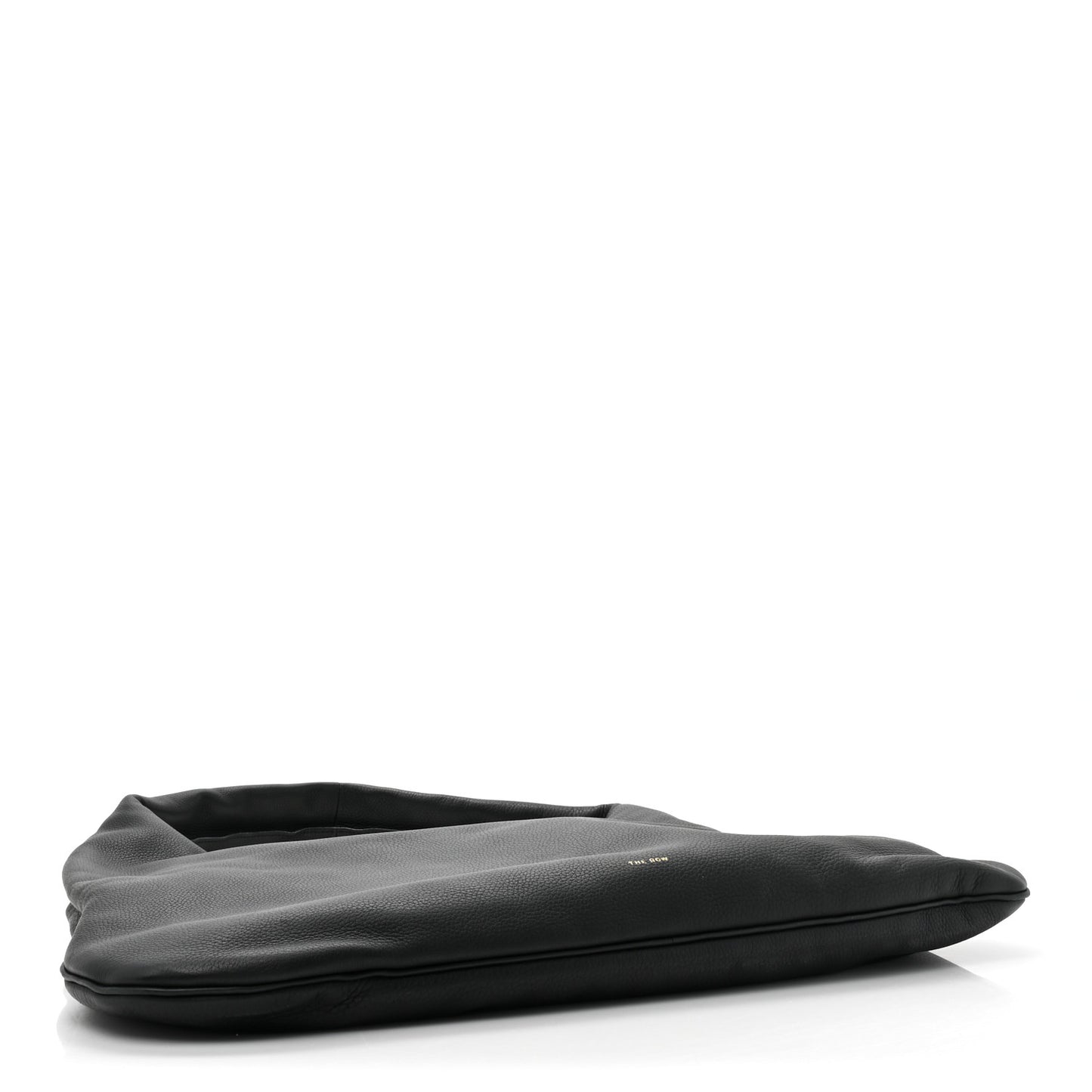 Grained Calfskin Medium Everyday Shoulder Bag Black