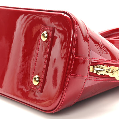 Louis Vuitton Vernis Rayures Alma BB Pomme D'Amour 8 of 8