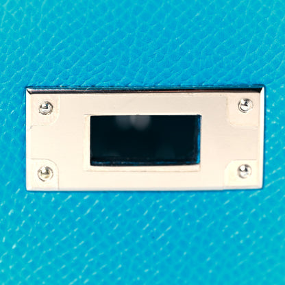 Hermes Epsom Kelly Sellier 32 Bleu Frida 32 of 36