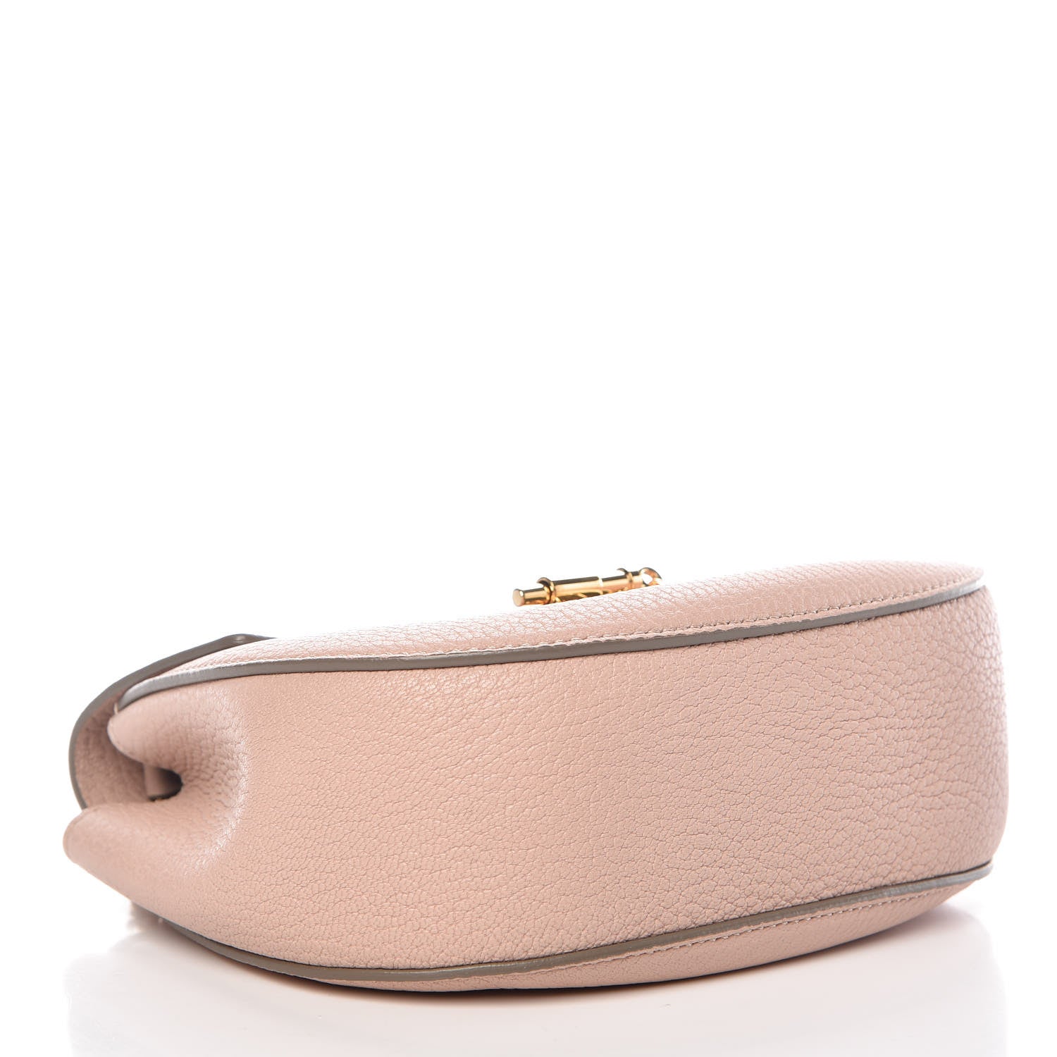 Chloe Grained Lambskin Mini Drew Shoulder Bag Cement Pink 4 of 9
