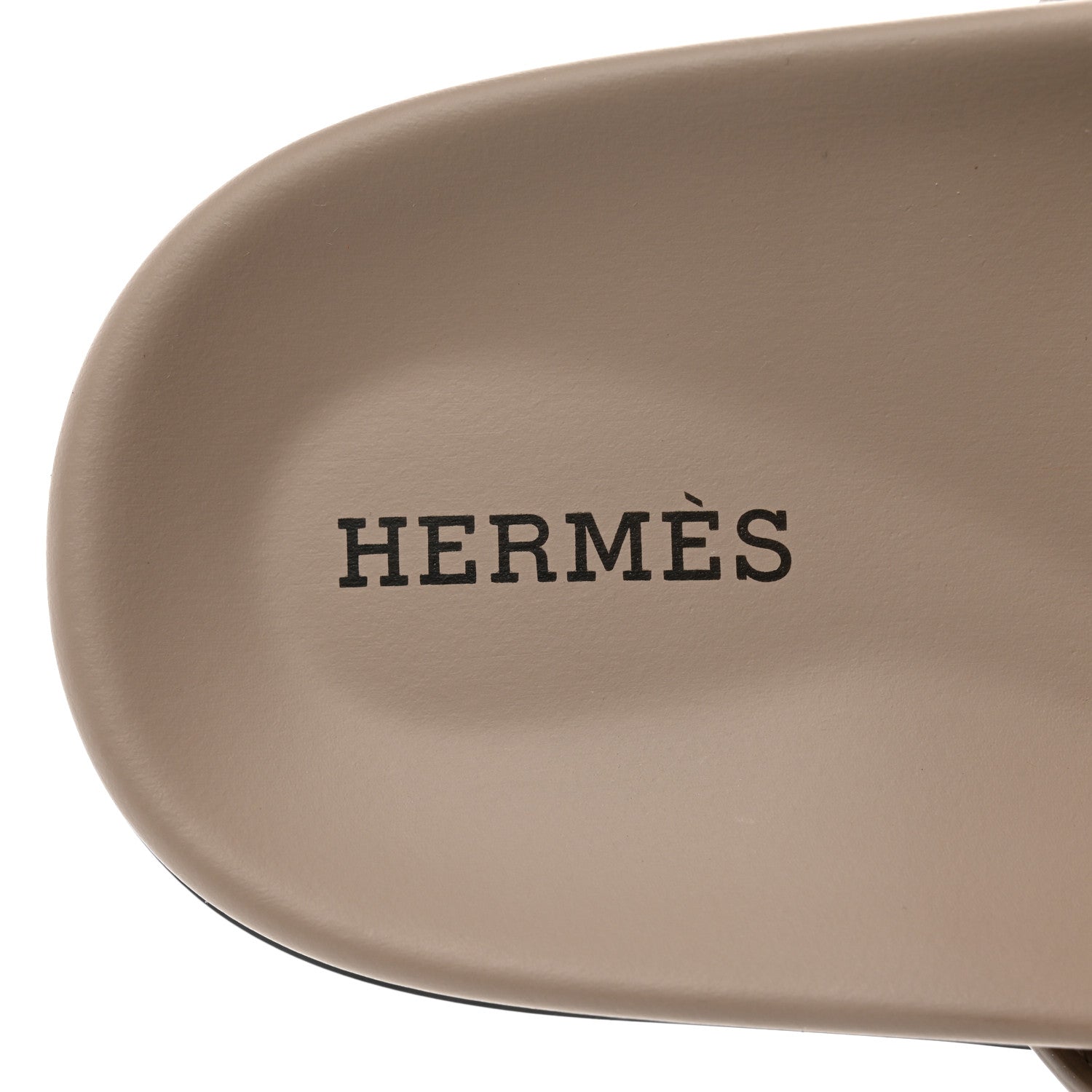 Hermes Calfskin Womens Chypre Sandals 37.5 Beige Mastic 5 of 9