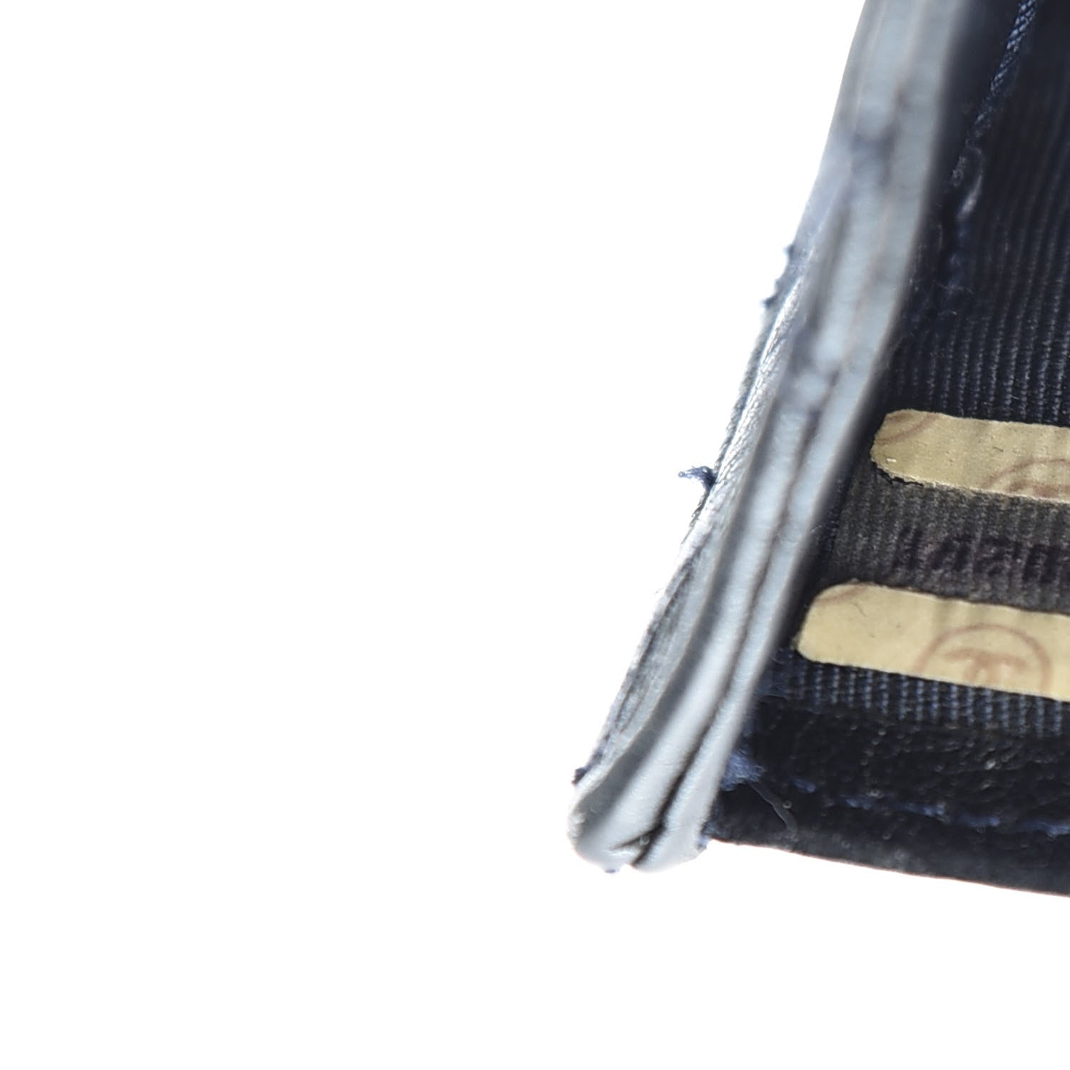 Chanel Lambskin Diamond Stitched French Wallet Black 9 of 9