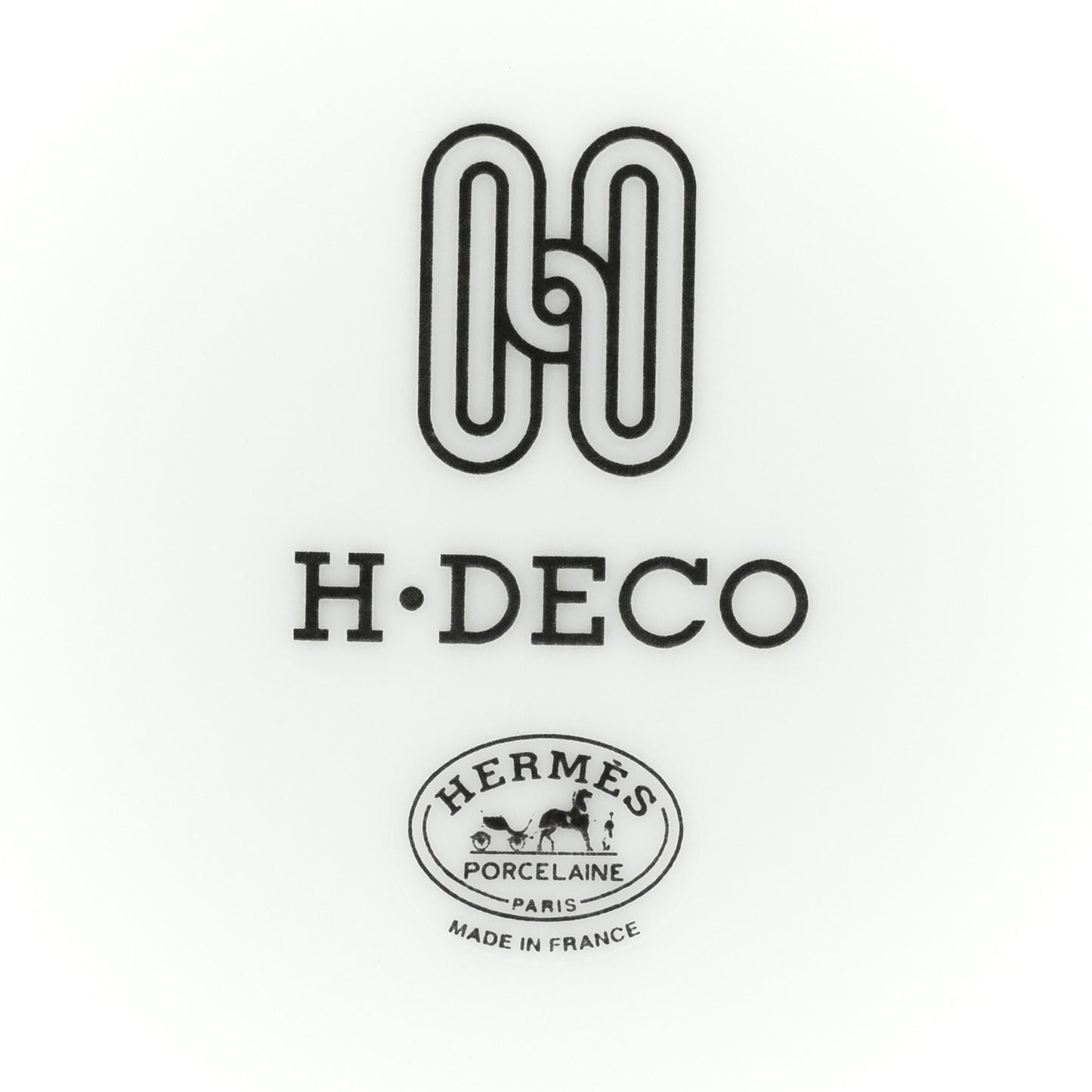 Porcelain H Deco Mug Set of 2