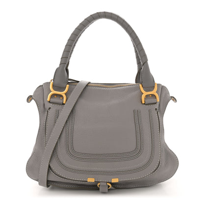 Chloe Calfskin Medium Marcie Satchel Cashmere Grey 1 of 12