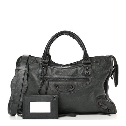 Balenciaga Agneau Classic Hardware City Anthracite 1 of 4