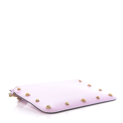 Versace Vitello Medusa Studded Wristlet Power Pink 4 of 7