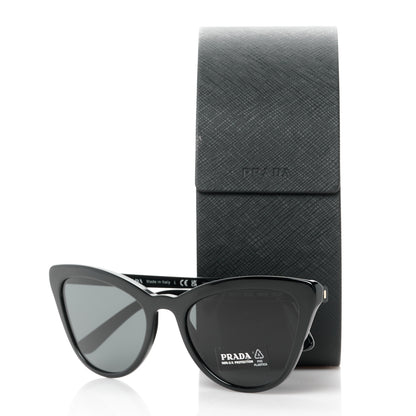 Prada Acetate Cat Eye Sunglasses SPR 01V Black 8 of 8