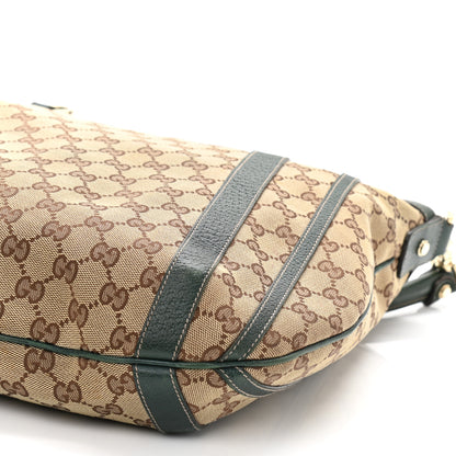 Gucci Monogram Medium Abbey Convertible Tote Green 10 of 11